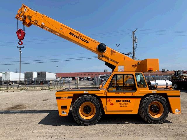 Broderson IC-200-3J, mobile deck crane, New Used Rental mobile, deck crane, Broderson IC-200-3J industrial crane, crane rental, crane truck forklift for sale