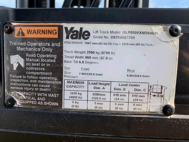 Used Yale GLP050   | lift truck rental for sale | National Lift